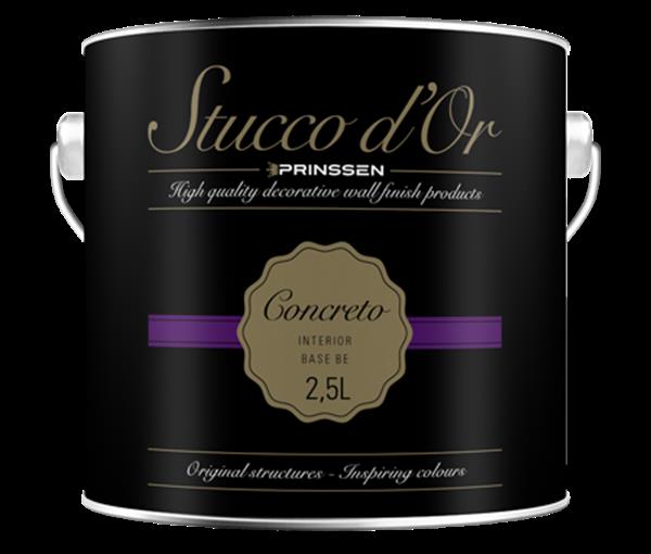Grote foto stucco d or concreto 1 liter doe het zelf en verbouw verven en sierpleisters