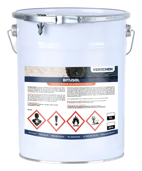 Grote foto verochem bitusol 5 liter doe het zelf en verbouw verven en sierpleisters