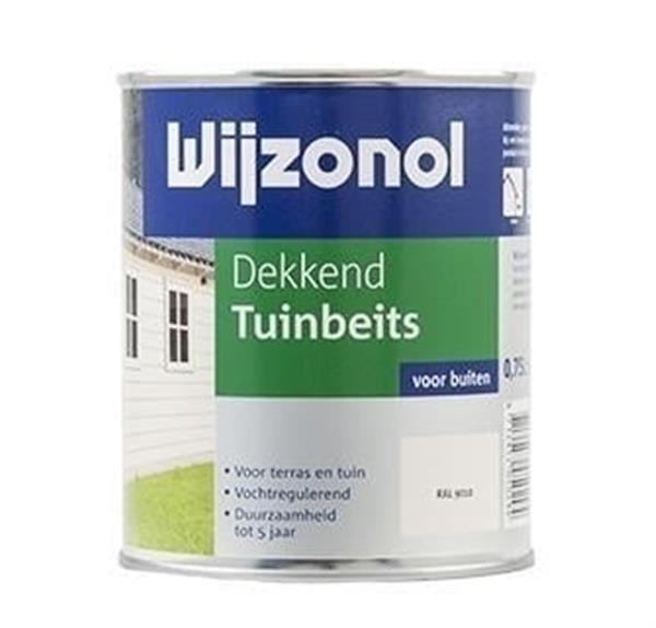 Grote foto wijzonol dekkend tuinbeits woudgroen 9325 750 ml doe het zelf en verbouw verven en sierpleisters