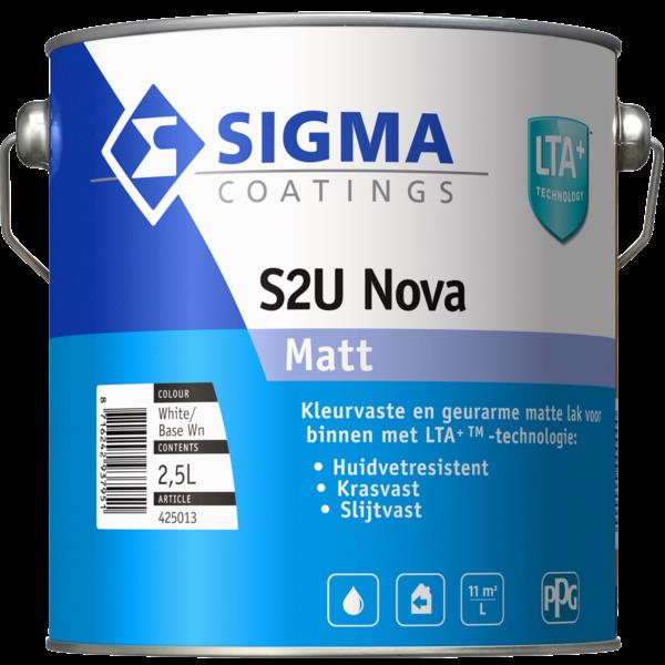 Grote foto s2u nova matt 2 5 liter doe het zelf en verbouw verven en sierpleisters