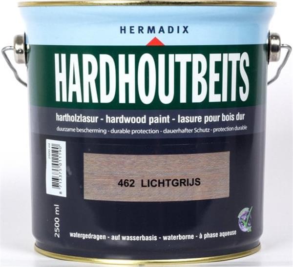 Grote foto hardhoutbeits licht grijs 462 2 5 liter doe het zelf en verbouw verven en sierpleisters