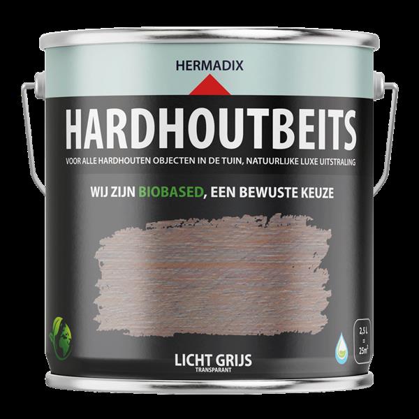 Grote foto hardhoutbeits licht grijs 462 2 5 liter doe het zelf en verbouw verven en sierpleisters