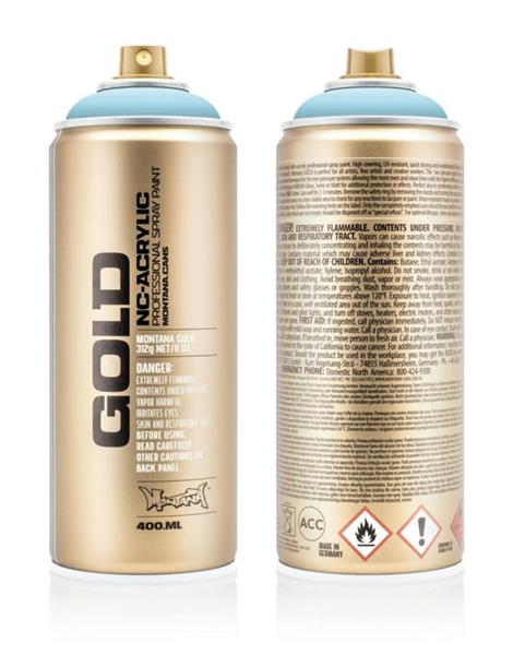 Grote foto montana gold g5010 fresh blue 400 ml doe het zelf en verbouw verven en sierpleisters