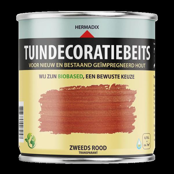Grote foto tuindecoratiebeits transparant zweeds rood 761 750 ml doe het zelf en verbouw verven en sierpleisters