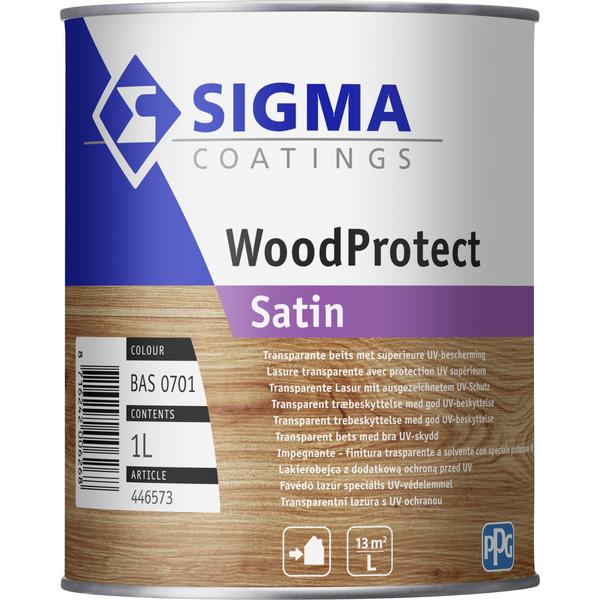 Grote foto woodprotect satin transparant 1 liter doe het zelf en verbouw verven en sierpleisters