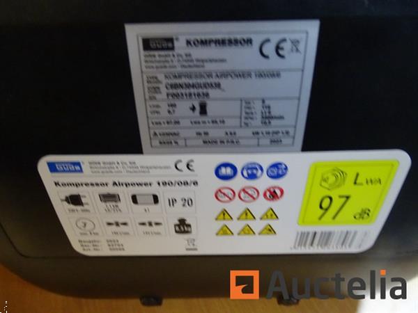 Grote foto g de airpower compressor 190 08 6 doe het zelf en verbouw compressors