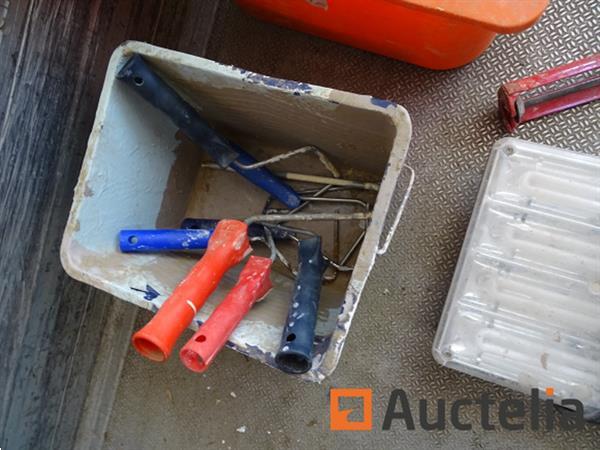 Grote foto siliconen pomp spot 2 trays met verf accessoires doe het zelf en verbouw gereedschappen en machines