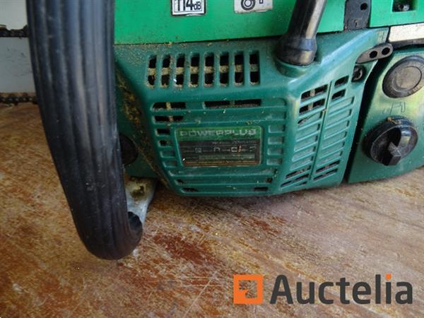 Grote foto powerplus benzine kettingzaag pow64105 in zijn koffer doe het zelf en verbouw ijzerwaren en bevestigingsmiddelen