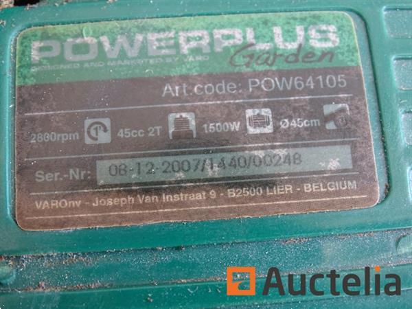 Grote foto powerplus benzine kettingzaag pow64105 in zijn koffer doe het zelf en verbouw ijzerwaren en bevestigingsmiddelen
