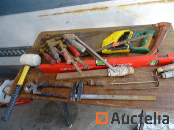 Grote foto diverse hulpmiddelen zie details doe het zelf en verbouw gereedschappen en machines