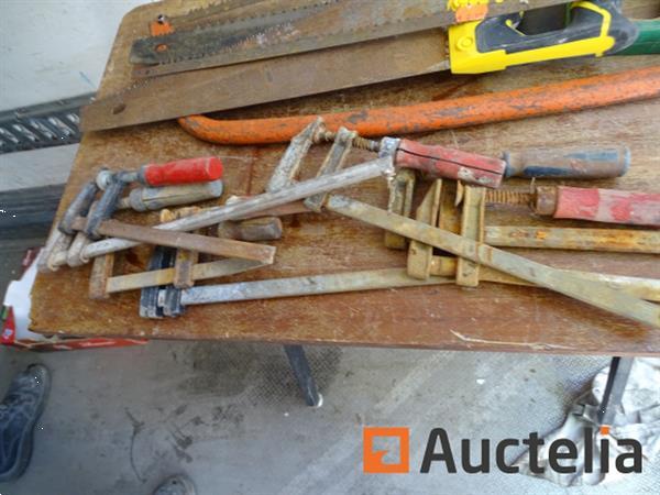Grote foto diverse hulpmiddelen zie details doe het zelf en verbouw gereedschappen en machines
