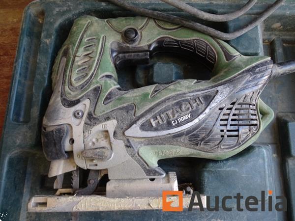 Grote foto hitachi elektrische decoupeerzaag sj110mv in zijn koffer doe het zelf en verbouw ijzerwaren en bevestigingsmiddelen
