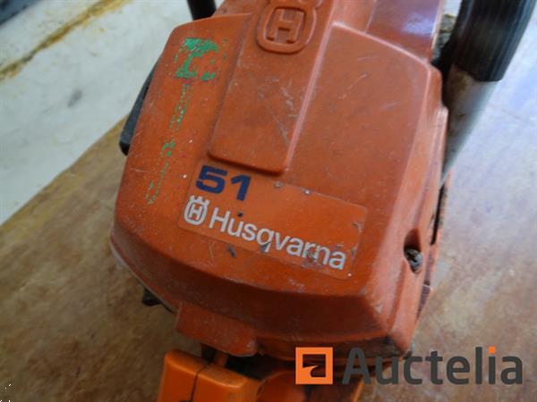 Grote foto husqvarna 51 benzine kettingzaag doe het zelf en verbouw ijzerwaren en bevestigingsmiddelen