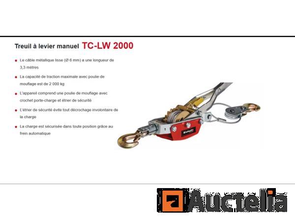 Grote foto 2 ton handmatige lier einhell tc lw 2000 doe het zelf en verbouw ijzerwaren en bevestigingsmiddelen