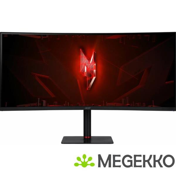 Grote foto acer nitro xv5 xv345curv 34 ultra wide quad hd 165hz va gaming monitor computers en software overige computers en software