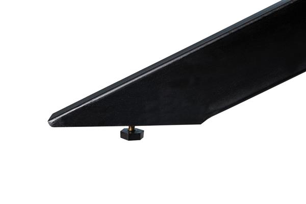 Grote foto eettafel oslo ovaal zwart acaciahout 180 cm huis en inrichting eettafels
