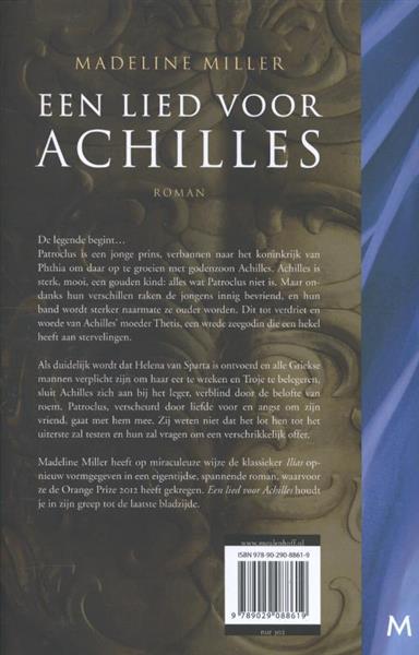 Grote foto een lied voor achilles boeken overige boeken
