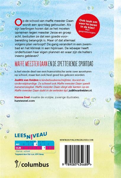 Grote foto maffe meester daan en de spetterende sportdag maffe meester daan 4 boeken jeugd 13 jaar en ouder