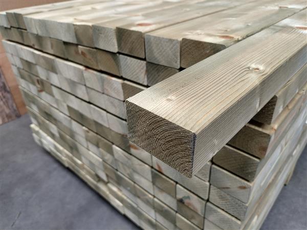 Grote foto 45x70mm ge mpregneerd vuren 540cm doe het zelf en verbouw hout en planken