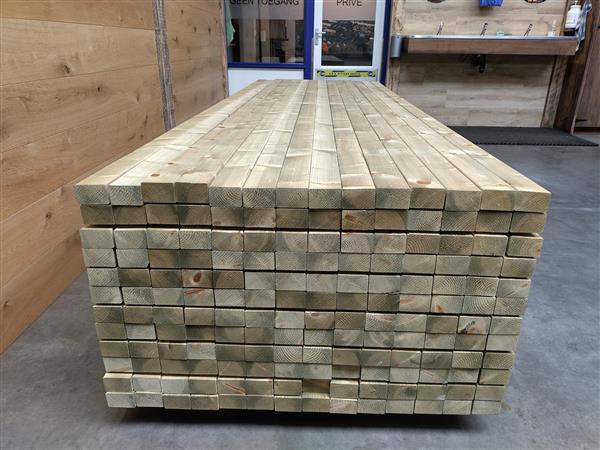 Grote foto 45x70mm ge mpregneerd vuren 540cm doe het zelf en verbouw hout en planken