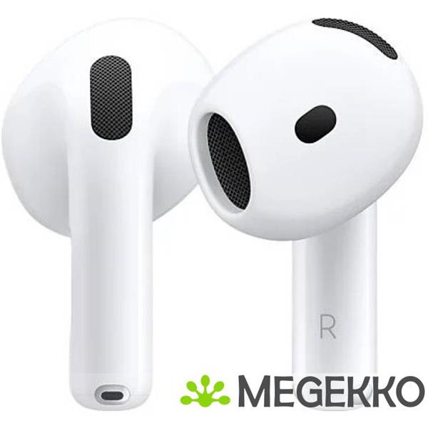 Grote foto apple airpods 4e generatie in ear draadloos wit 2024 audio tv en foto koptelefoons