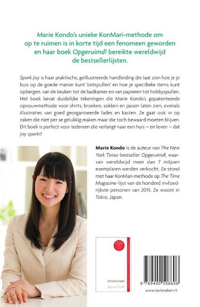 Grote foto spark joy boeken psychologie