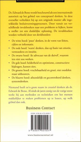 Grote foto zes denkhoeden boeken politiek en maatschappij