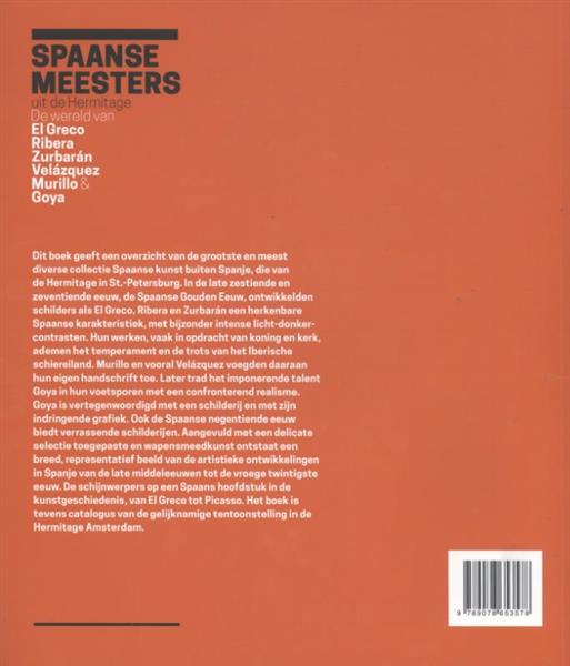 Grote foto spaanse meesters uit de hermitage boeken fotografie en design