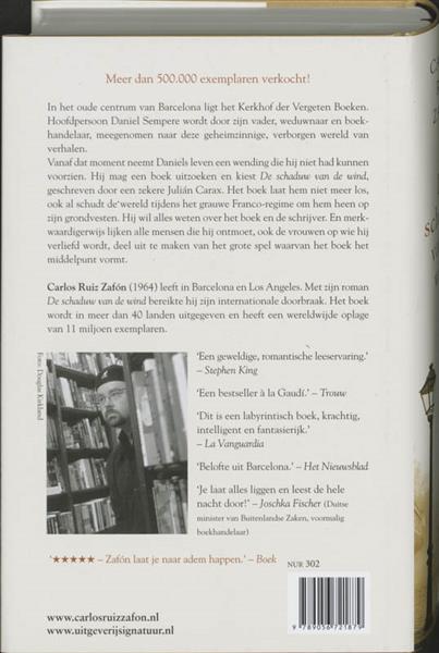 Grote foto de schaduw van de wind het kerkhof der vergeten boeken 1 boeken overige boeken