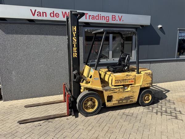 Grote foto hyster h2.50 xl duplo 355 sideshift isuzu diesel agrarisch heftrucks