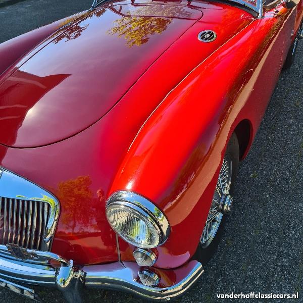 Grote foto mga rood 1959 1500cc auto mg