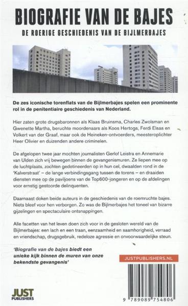 Grote foto biografie van de bajes boeken thrillers