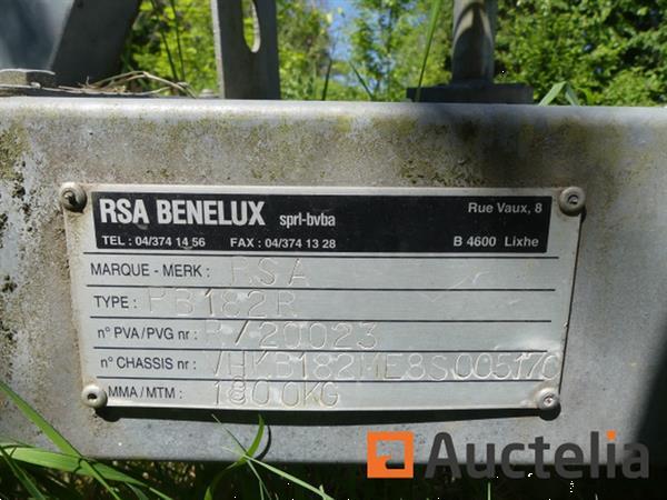 Grote foto rsa pb182r boottrailer agrarisch aanhangwagens