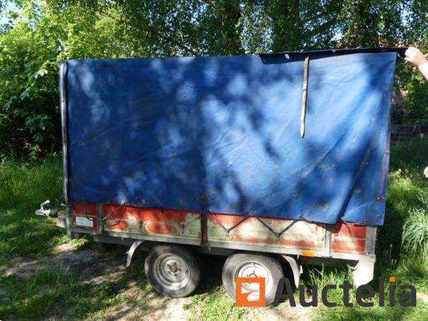 Grote foto segers dubbelassige dekzeil oplegger rem1700 agrarisch aanhangwagens