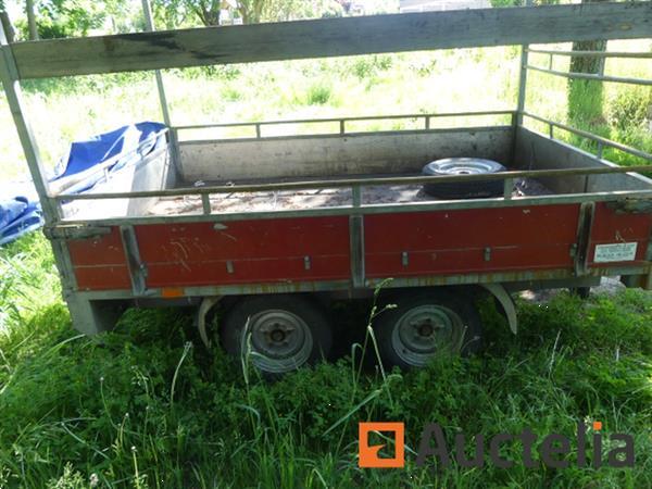 Grote foto segers dubbelassige dekzeil oplegger rem1700 agrarisch aanhangwagens