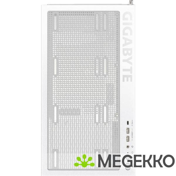 Grote foto gigabyte c500 panoramic stealth midi tower wit computers en software behuizingen en kasten