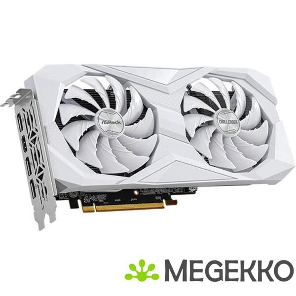 Grote foto asrock radeon rx 6600 challenger white 8g computers en software videokaarten