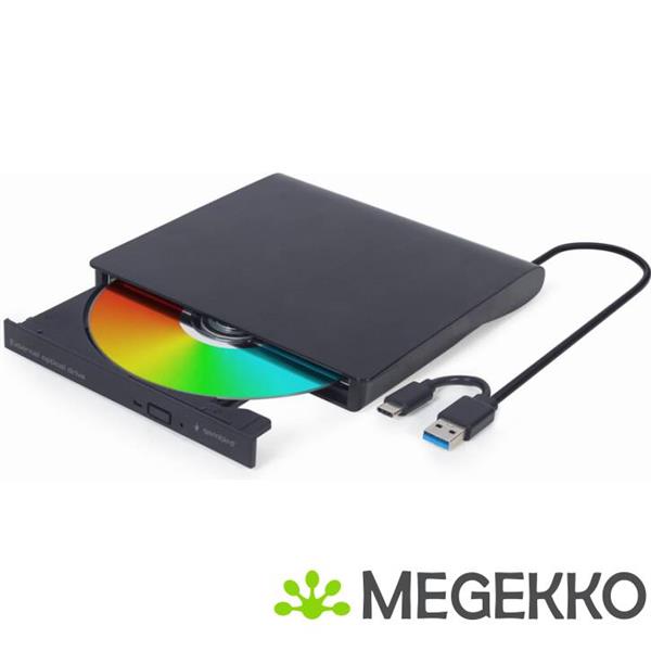 Grote foto gembird dvd usb 03 optisch schijfstation dvdrw zwart computers en software overige computers en software