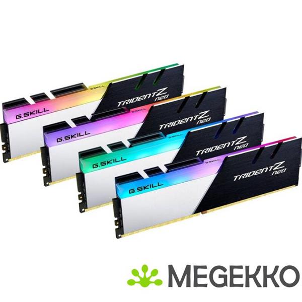 Grote foto g.skill ddr4 trident z neo 4x32gb 3600mhz f4 3600c18q 128gtzn computers en software harde schijven