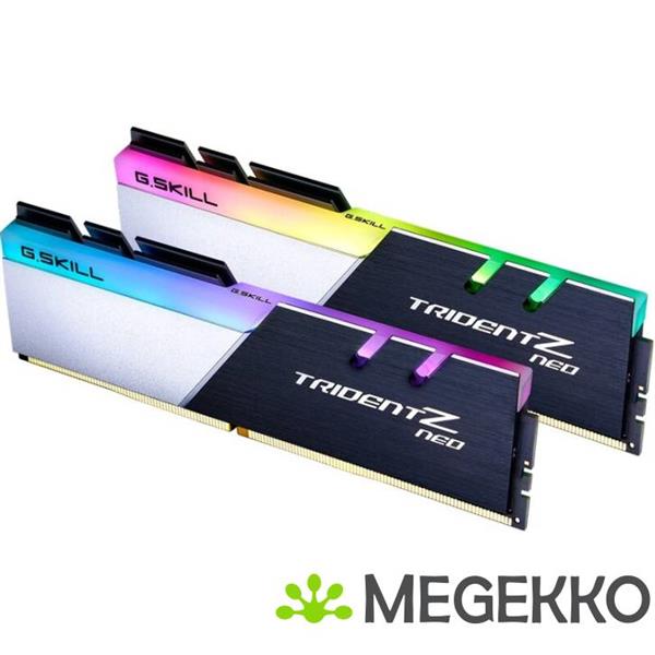 Grote foto g.skill ddr4 trident z neo 4x32gb 3600mhz f4 3600c18q 128gtzn computers en software harde schijven