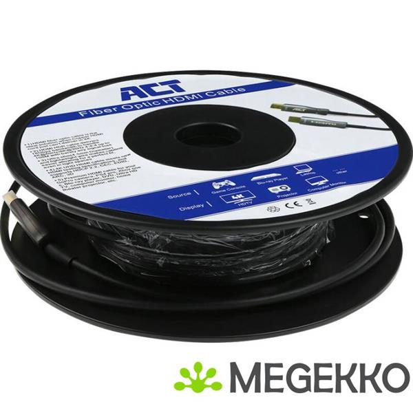 Grote foto act 10 meter hdmi premium 4k active optical cable v2.0 hdmi a male hdmi a male computers en software overige computers en software
