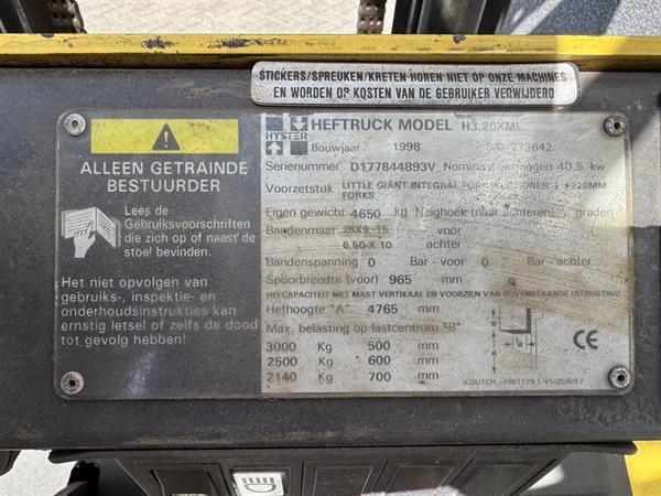 Grote foto hyster h3.20xml duplo 420 3e functie isuzu diesel agrarisch heftrucks