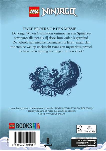 Grote foto de vloek van het kattenoog lego ninjago spinjitzu brothers 2 boeken jeugd 13 jaar en ouder