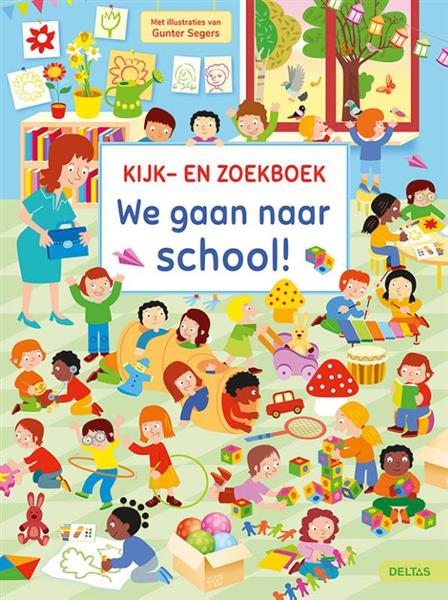 Grote foto we gaan naar school boeken jeugd 13 jaar en ouder