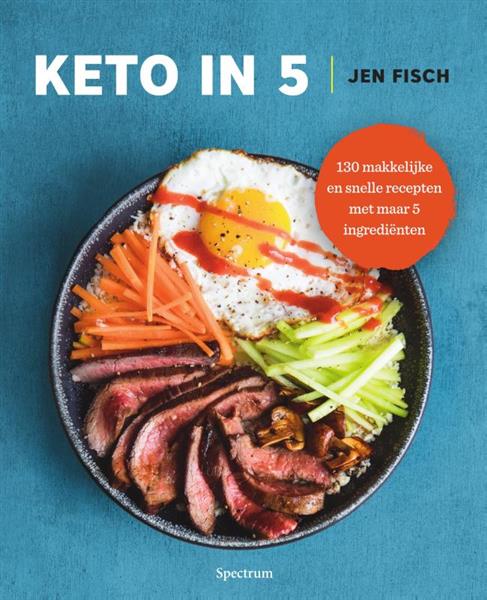 Grote foto keto in 5 boeken kookboeken