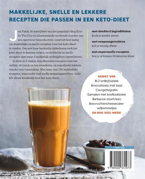 Grote foto keto in 5 boeken kookboeken