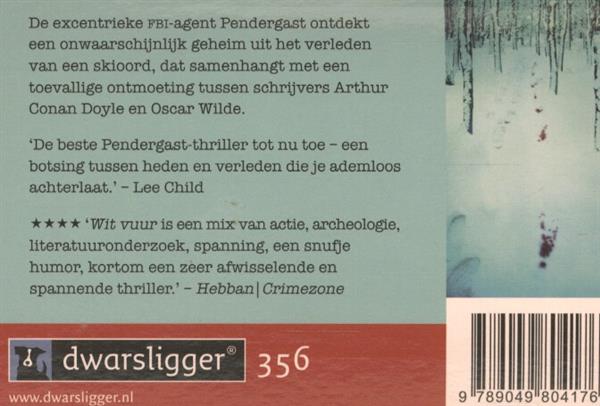 Grote foto wit vuur dwarsligger 356 boeken thrillers