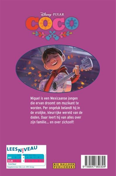 Grote foto avi disney coco miguel en de muziek ik leer lezen boeken jeugd 13 jaar en ouder