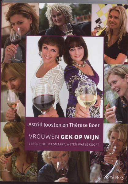 Grote foto vrouwen gek op wijn boeken kookboeken