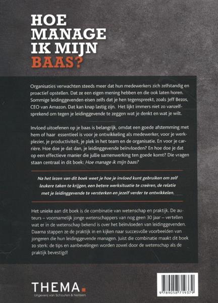 Grote foto hoe manage ik mijn baas boeken overige boeken